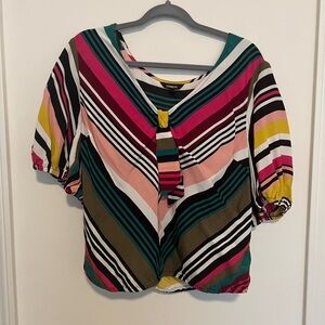 Express multi color crop top